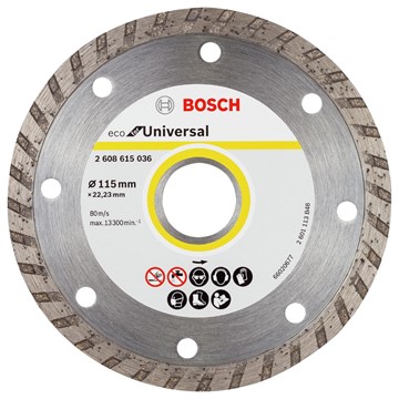 Bosch DIAMANTSKIVA 115X22,25MM ECO UNI TURBO