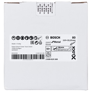 Bosch FIBERSLIPSKIVA BOSCH X-LOCK R444 EXPORT FOR METAL