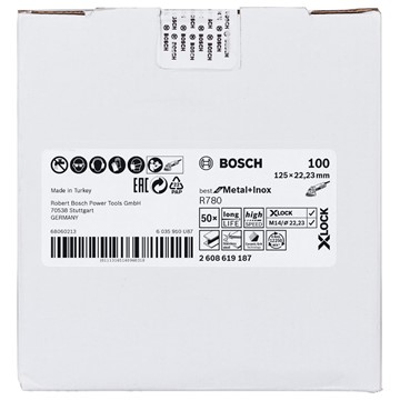 Bosch FIBERSLIPSKIVA BOSCH X-LOCK R780 BEST FOR METAL