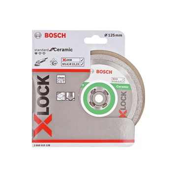 Bosch DIAMANTSKIVA X-LOCK STD CERAMIC 125XMM