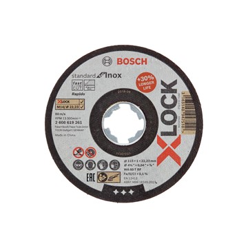 Bosch KAPSKIVA X-LOCK STDI 115X22,2X1,0MM