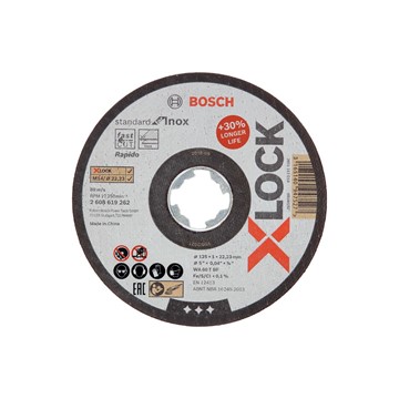 Bosch KAPSKIVA X-LOCK STDI 125X22,2X1,0MM