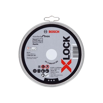 Bosch KAPSKIVA X-LOCK STDI 125X22,2X1,0MM