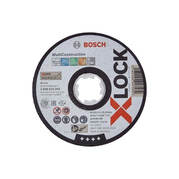 Bosch KAPSKIVA BOSCH X-LOCK MULTI CONSTRUCTION