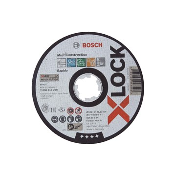 Bosch KAPSKIVA BOSCH X-LOCK MULTI CONSTRUCTION