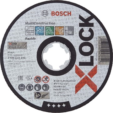 Bosch KAPSKIVA XL MULTICONSTR 125X1,6X22,2MM