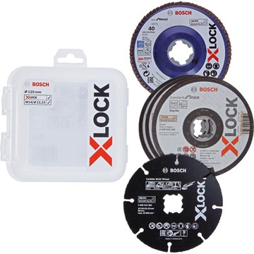 Bosch KAP-/SLIPSET X-LOCK 125MM 5 DELAR