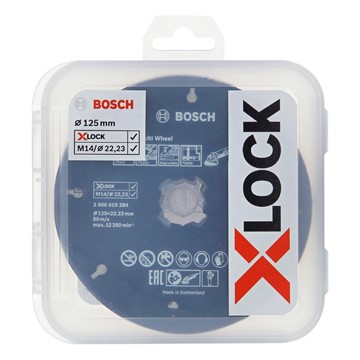 Bosch KAP&SLIPSET X-LOCK 125MM 5 DELAR