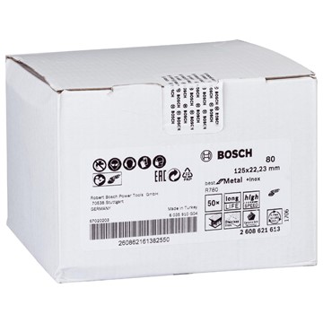 Bosch FIBERSLIPSKIVA BOSCH R780 BEST FOR METAL AND INOX