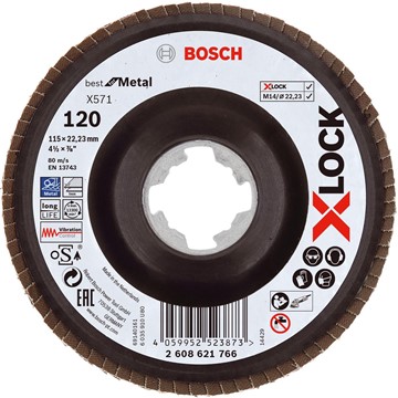 Bosch LAMELLSLIPSKIVA BOSCH X-LOCK X571 BEST FOR METAL
