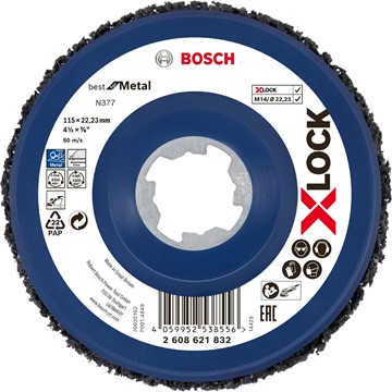 Bosch GROVRENGÖRARE X-LOCK 115X22MM