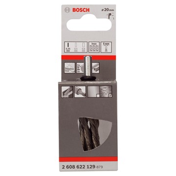 Bosch PENSELBORSTE FLÄTAD 20MM INOX 6MM