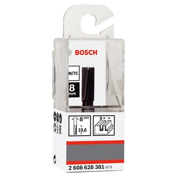 Bosch NOTFRÄS HM TVÅ SKÄR  8X20X8MM