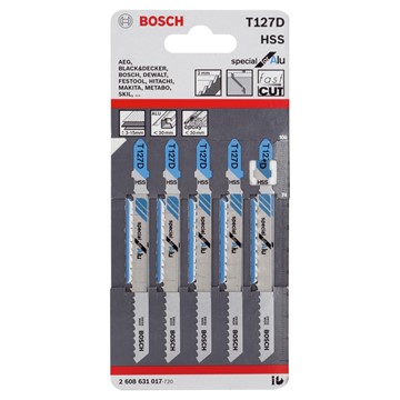 Bosch Sticksågblad 74x100mm T127D 5P