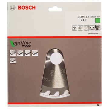 Bosch CIRKELSÅGKLINGA 180X30MM T24 OPTILINE
