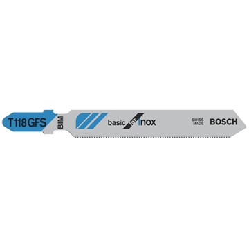Bosch STICKSÅGBLAD T118GFS FÖR INOX 5ST