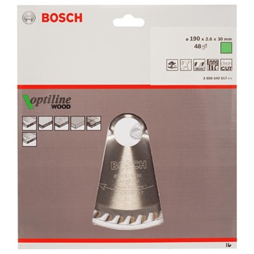 Bosch SÅGKLINGA OPTILINE 190X30 T48