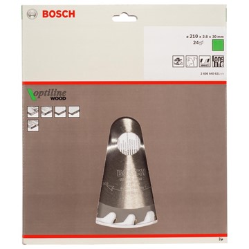 Bosch CIRKELSÅGKLINGA 210X30MM T24 OPTILINE