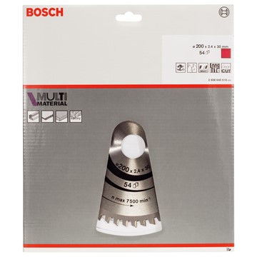 Bosch CIRKELSÅGKLINGA 200X2,4X30MM 54T MULTI