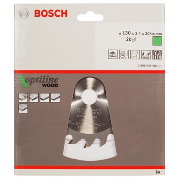 Bosch CIRKELSÅGKLINGA 130X16MM T20 OPTILINE