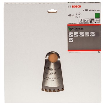 Bosch CIRKELSÅGKLINGA KAP/GER 216X30MM T48