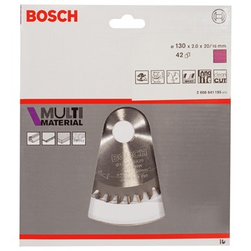 Bosch CIRKELSÅGKLINGA 130X2X20/16MM 42T MULTI
