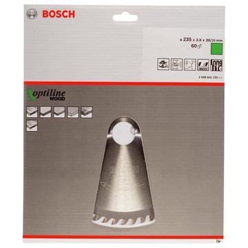 Bosch CIRKELSÅGKLINGA 235X2,8X30/25MM60T OPTIL