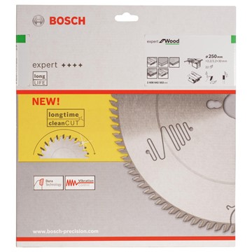 Bosch CIRKELSÅGKLINGA 250X3,2X30MM22T EXP WOOD