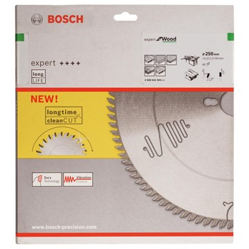 Bosch CIRKELSÅGKLINGA 250X3,2X30MM40T EXP WOOD