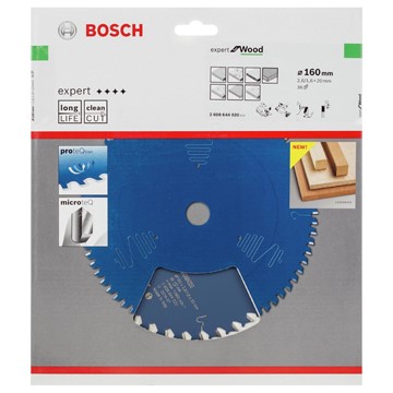 Bosch CIRKELSÅGKLINGA 160X20X2,6MM36T EXP WOOD