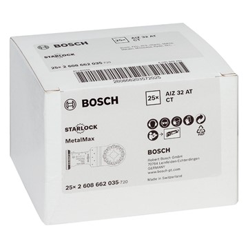 Bosch SÅGBLAD AIZ32AT L:40MM BULK METALLMAX HM