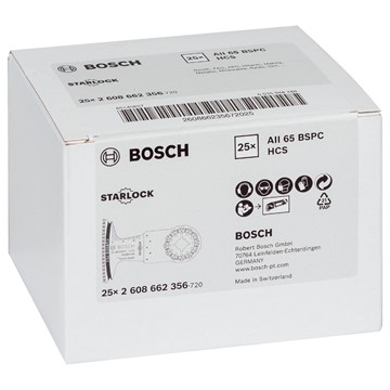 Bosch SÅGBLAD AIZ 65 BSC HCS 65 JAPAN TANDAD BULK