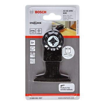 Bosch Multiblad 65mm Trä/Metall 5-Pack