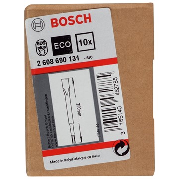 Bosch FLATMEJSEL 20X250MM 10ST SDS-PLUS