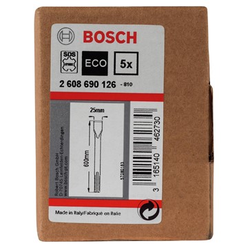 Bosch FLATMEJSEL 25X600MM 5ST SDS-MAX