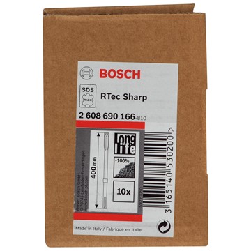 Bosch MEJSEL SDS-MAX 400MM 10ST FLATRTECSHARP