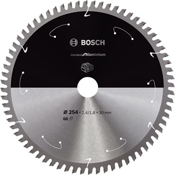 Bosch CIRKELSÅGKLINGA ACCU STD ALU 254X30X68T