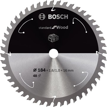 Bosch CIRKELSÅGKLINGA ACCU ST TRÄ B 184X16X48T