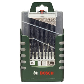 Bosch METALLBORRSET HSS-R 1-13MM 25ST GL