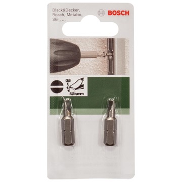 Bosch BITS 0,6X4,5 25MM STANDARD 2ST
