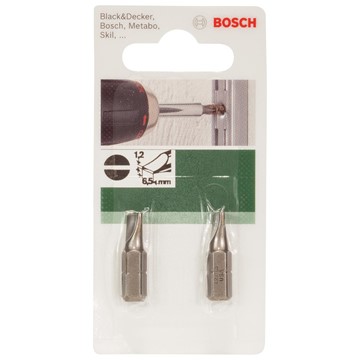 Bosch BITS 1,2X6,5 25MM STANDARD 2ST