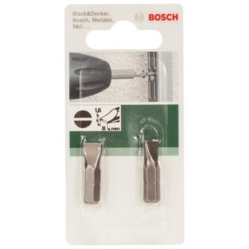 Bosch BITS 1,6X8,0 25MM STANDARD 2ST