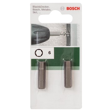 Bosch BITS IS6 25MM 1/4 2ST STANDARD