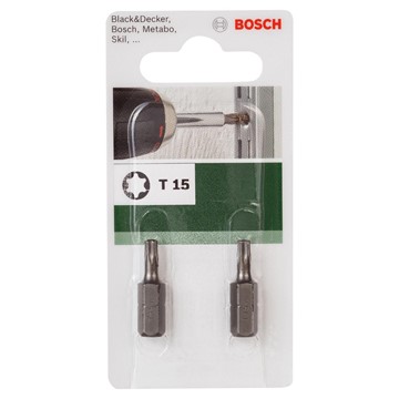 Bosch BITS T15 25MM STANDARD 2ST