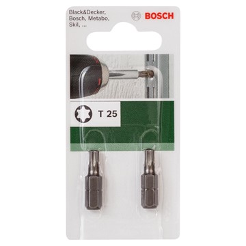 Bosch BITS T25 25MM STANDARD 2ST