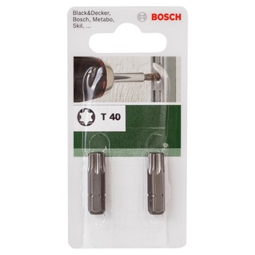 Bosch BITS T40 25MM STANDARD 2ST