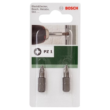 Bosch BITS PZ1 25MM STANDARD 2ST