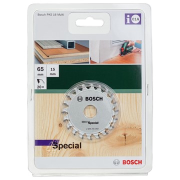 Bosch CIRKELSÅGKLINGA SPECIAL 65X15MM20T PKS16