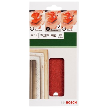 Bosch SLIPPAPPER 93X185MM K80 BD-HÅL10ST GL