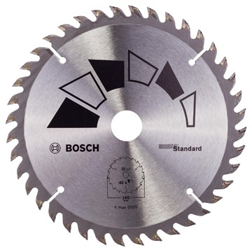 Bosch CIRKELSÅGKLINGA 160X2,2X20/16MM 40T STD
